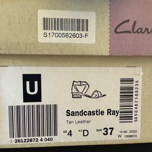 NWT - Clarks - Sandcastle Ray - Casual Sandals - EU 37 - Picture 9 of 9